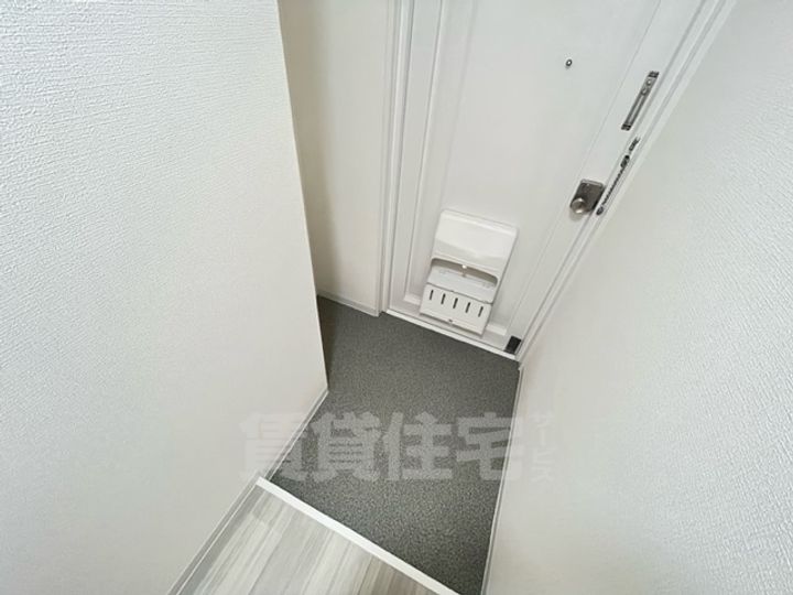 マンションサンパティックの玄関