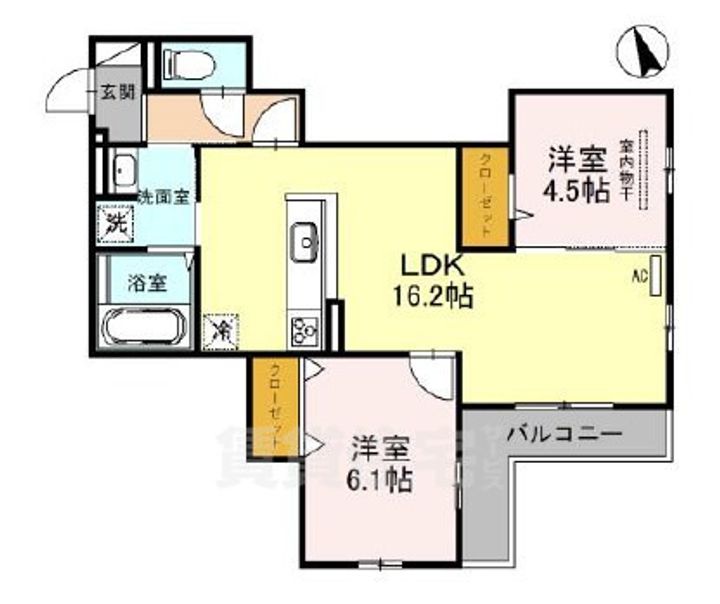 ヴィクトワール 庄の間取り
