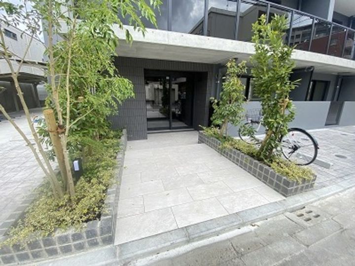 アトリオフラッツ高宮の玄関