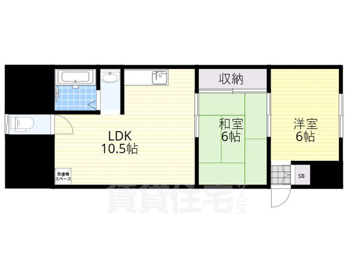 エツジハイツの間取り