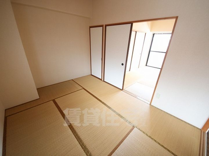 コンフォートグリーンの寝室