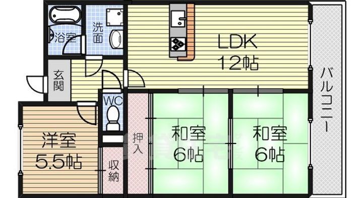 エンデバー高石の間取り