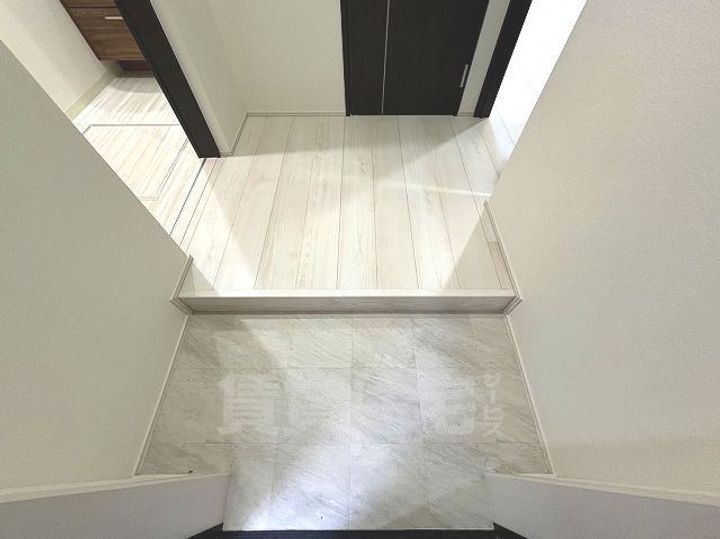 大阪府東大阪市額田町の賃貸アパートの玄関