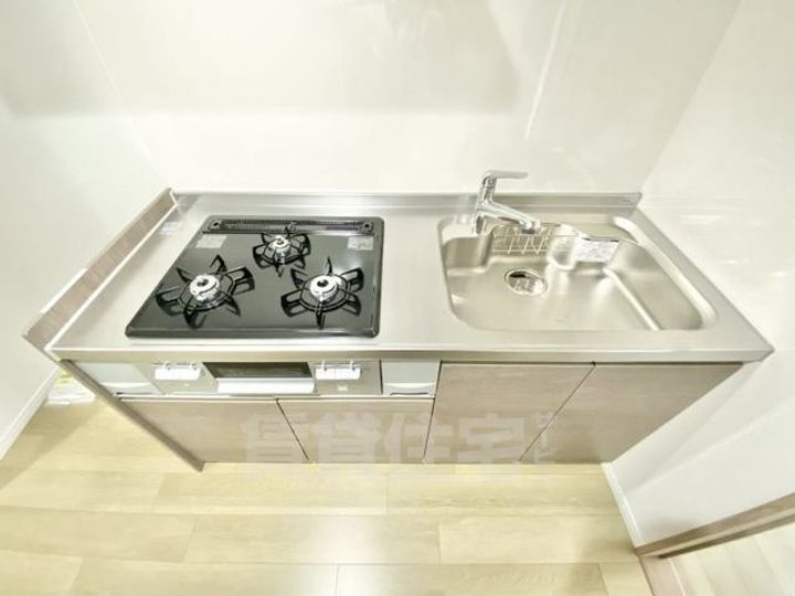 大阪府茨木市水尾1丁目の賃貸アパートのキッチン