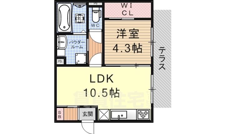 Ribera SquareA棟の間取り