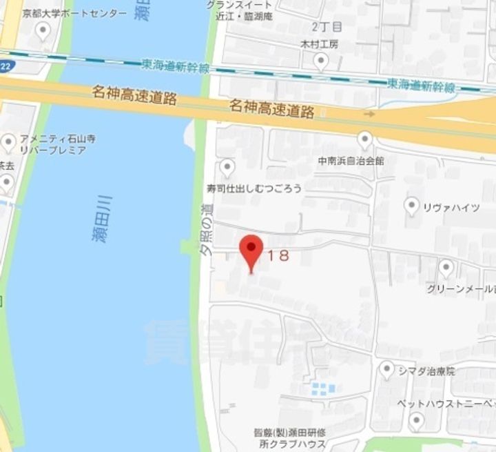 Ribera SquareA棟の地図