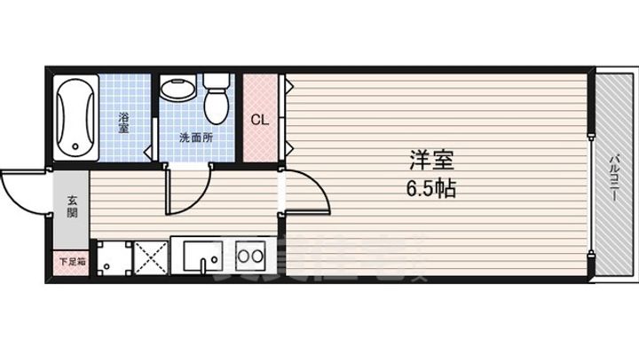 大阪府堺市堺区北向陽町1丁の賃貸アパートの間取り