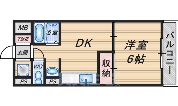 ビックペンA棟の間取り