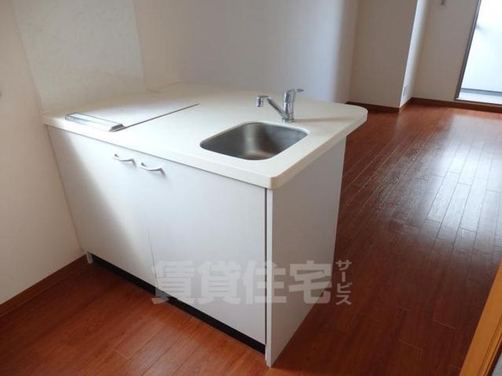 滋賀県草津市東矢倉2丁目の賃貸マンションのキッチン