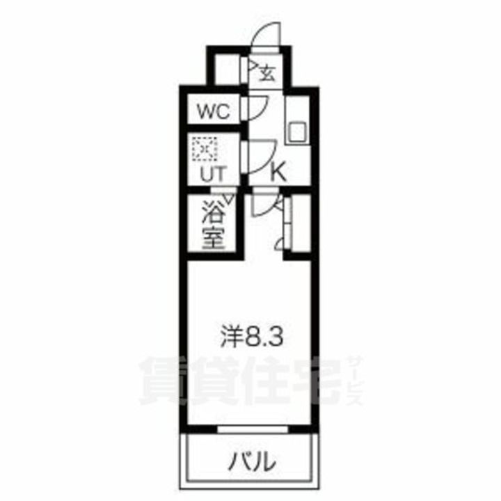 エスリード上前津LIVIAの間取り
