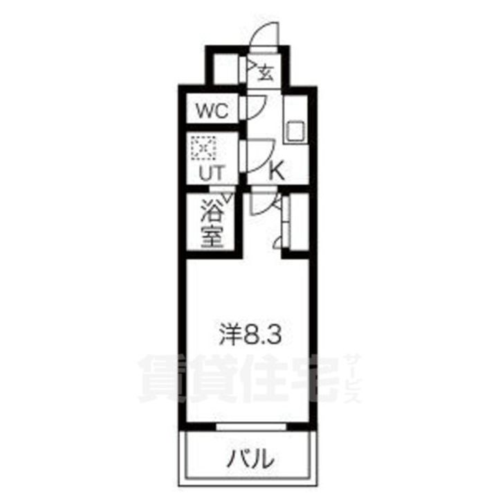 エスリード上前津LIVIAの間取り