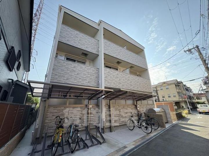 大阪府門真市野里町の賃貸アパートの外観