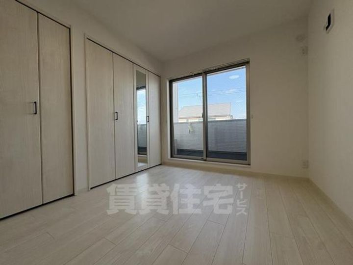 大阪府門真市野里町の賃貸アパートの寝室