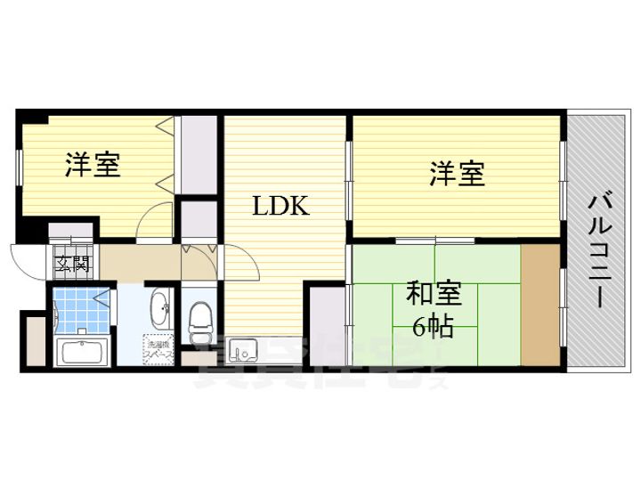 グランドハイツ杉田1の間取り