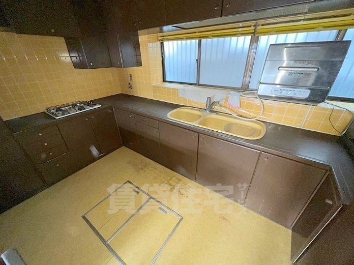 大阪府羽曳野市野(一戸建)の賃貸物件のキッチン