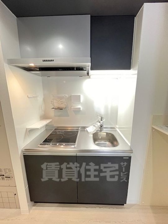 大阪府堺市堺区神明町西1丁の賃貸マンションのキッチン