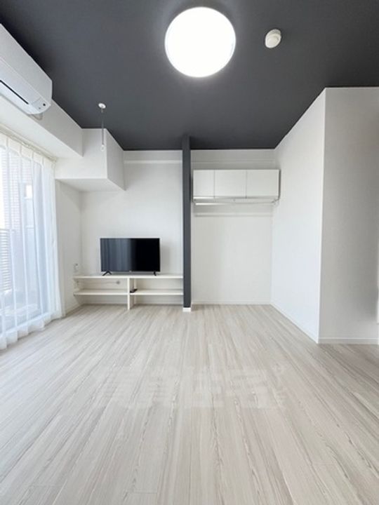 大阪府堺市堺区神明町西1丁の賃貸マンションの居間