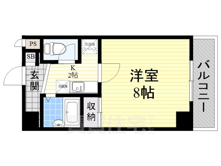 新堂フラットの間取り