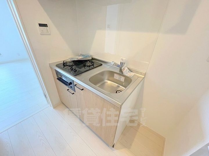 大阪府羽曳野市南恵我之荘7丁目の賃貸アパートのキッチン