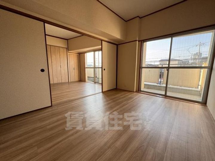 香里コーポ百合の寝室