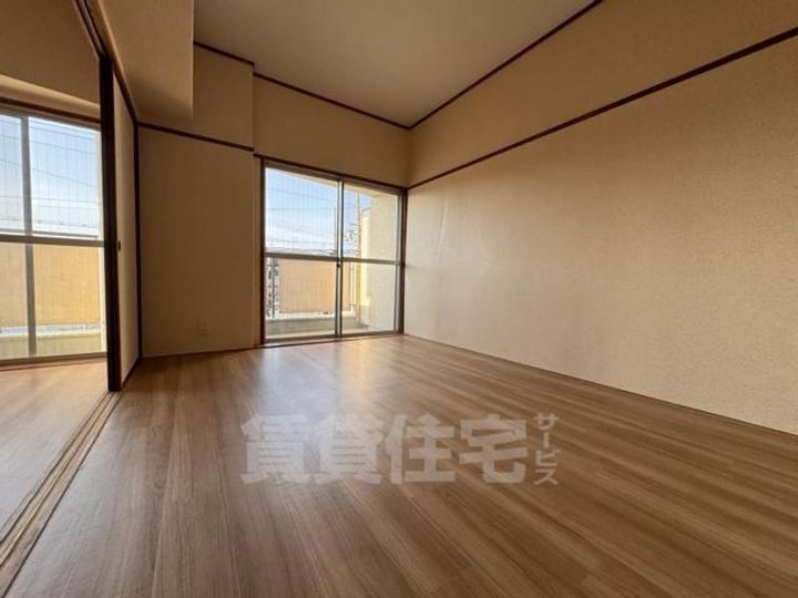 香里コーポ百合の寝室