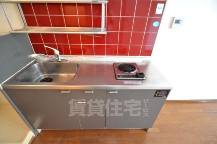 園田手良向第2マンションのキッチン