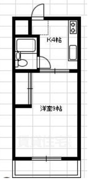 サンハイツ嵯峨野の間取り