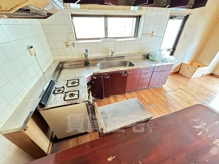 大阪府大阪市住吉区我孫子東2丁目の賃貸マンションのキッチン