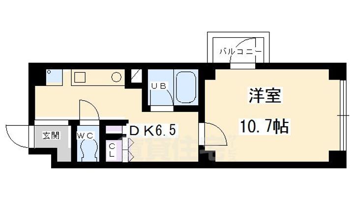 パインフィールド御池の間取り