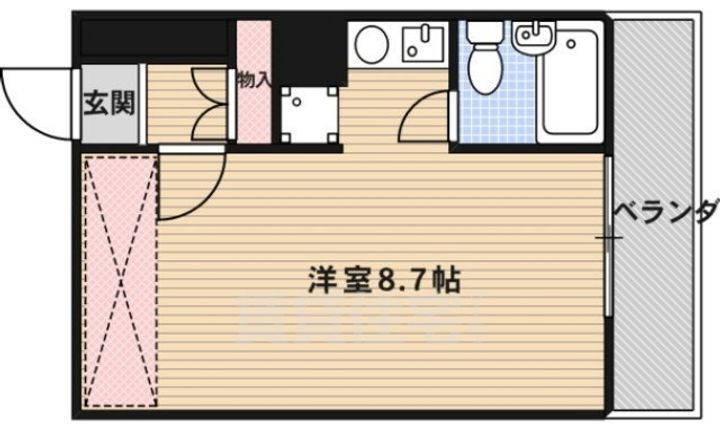 グレーシー西ノ京の間取り