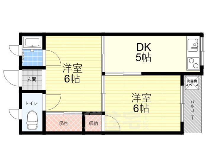 亀岡マンションの間取り