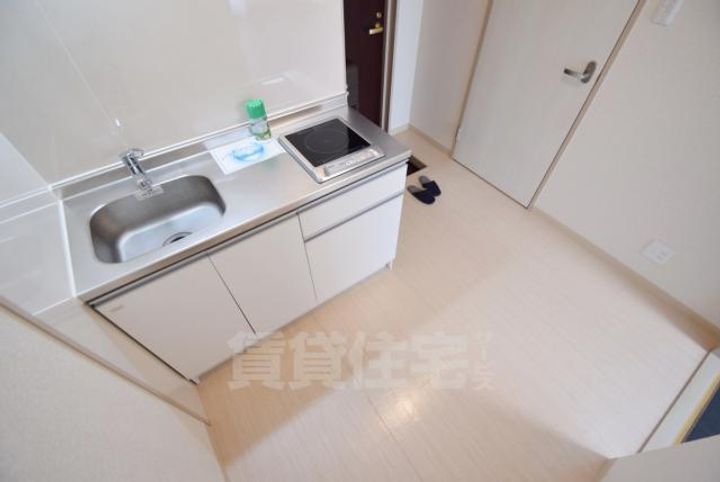 大阪府茨木市上中条2丁目の賃貸マンションのキッチン