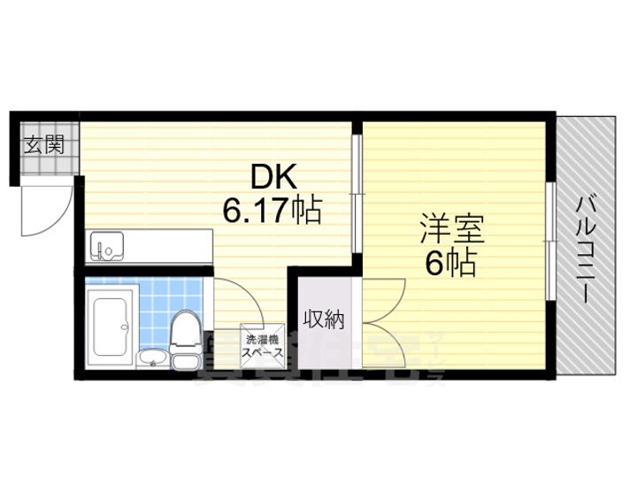 大阪府大阪市旭区高殿4丁目の賃貸マンションの間取り