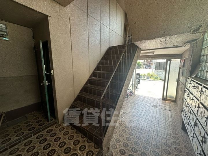 住吉清川マンションの玄関