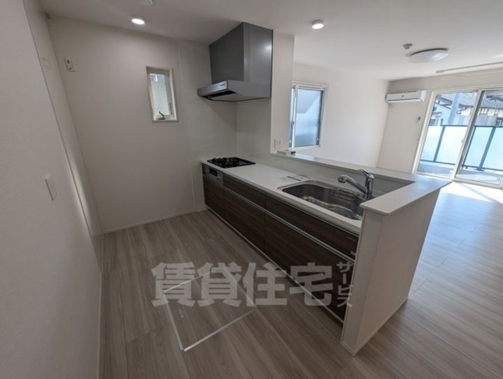 大阪府茨木市水尾1丁目の賃貸アパートのキッチン