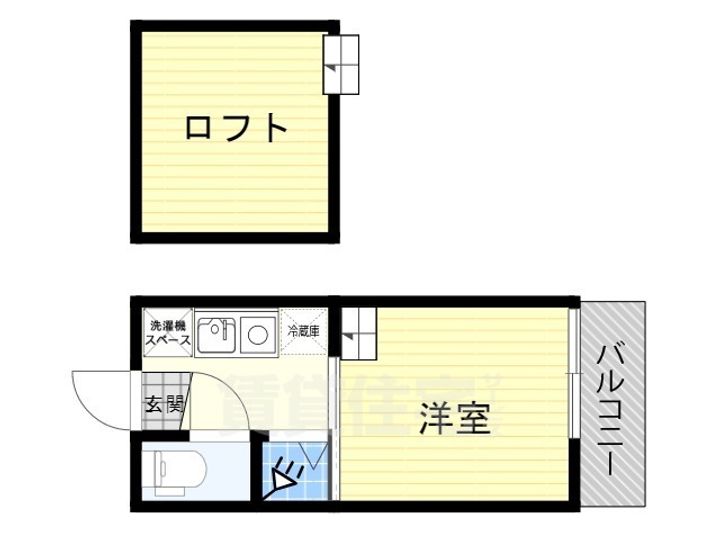 大阪府堺市西区鳳中町4丁の賃貸アパートの間取り