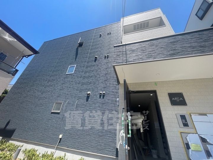 大阪府堺市堺区北庄町1丁の賃貸アパートの外観