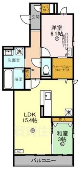 トリシア上甲子園の間取り
