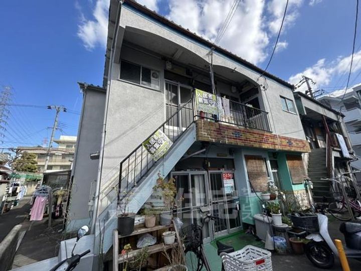 大阪府門真市大橋町の賃貸アパートの外観