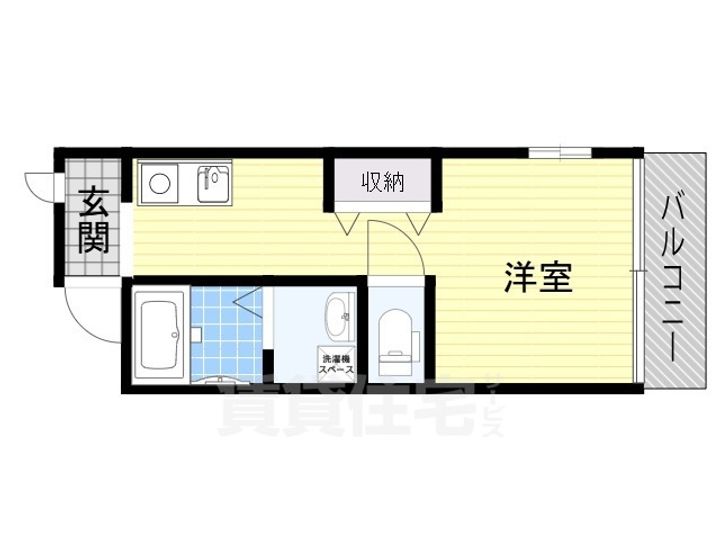 白龍ビル508の間取り