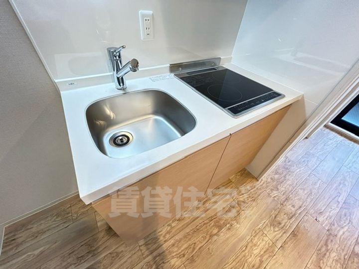 大阪府大阪市住吉区東粉浜3丁目の賃貸マンションのキッチン