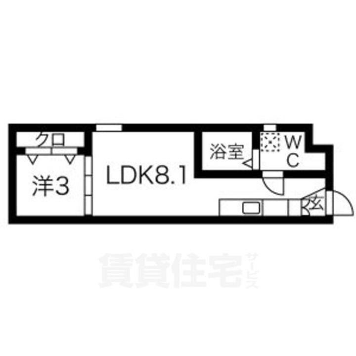 CELENEST名駅西の間取り