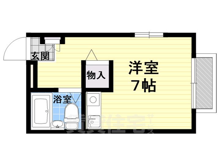 レオパレスサンライズ2の間取り