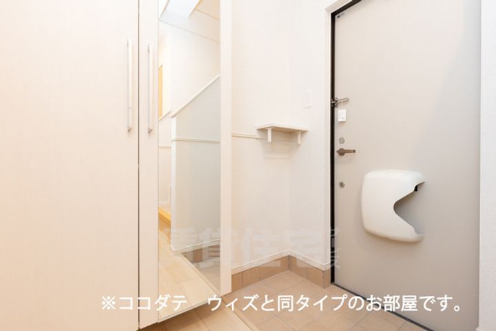 愛知県名古屋市中川区法華西町(一戸建)の賃貸物件の玄関