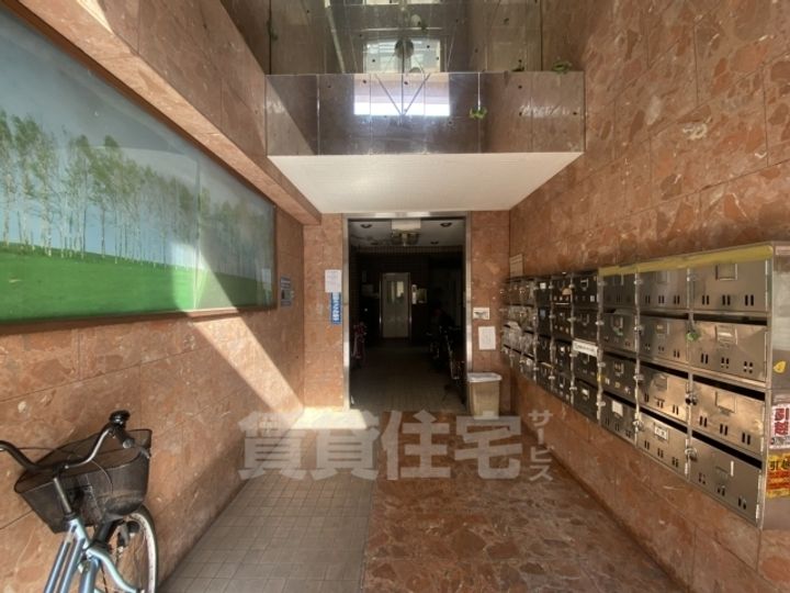 大阪府大阪市住吉区我孫子東2丁目の賃貸マンションの玄関