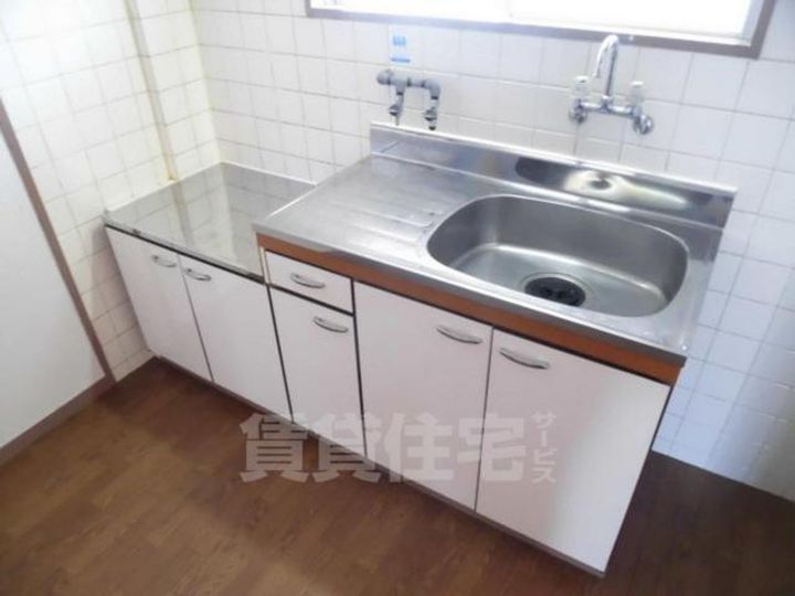 大阪府豊中市螢池中町2丁目の賃貸マンションのキッチン