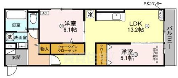 コンフィエ鳴尾の間取り