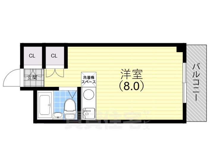 ホワイト石塚312の間取り