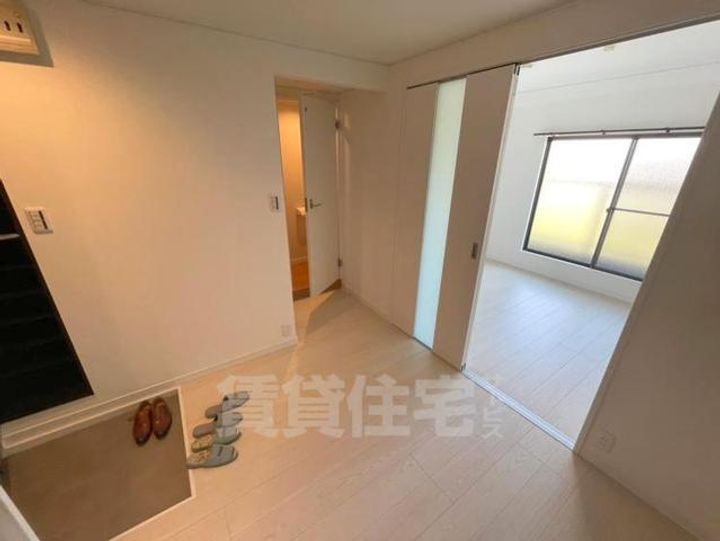 服部マンションの居間