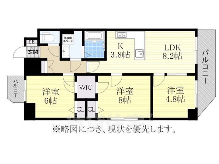 S-RESIDENCE神沢affordの間取り